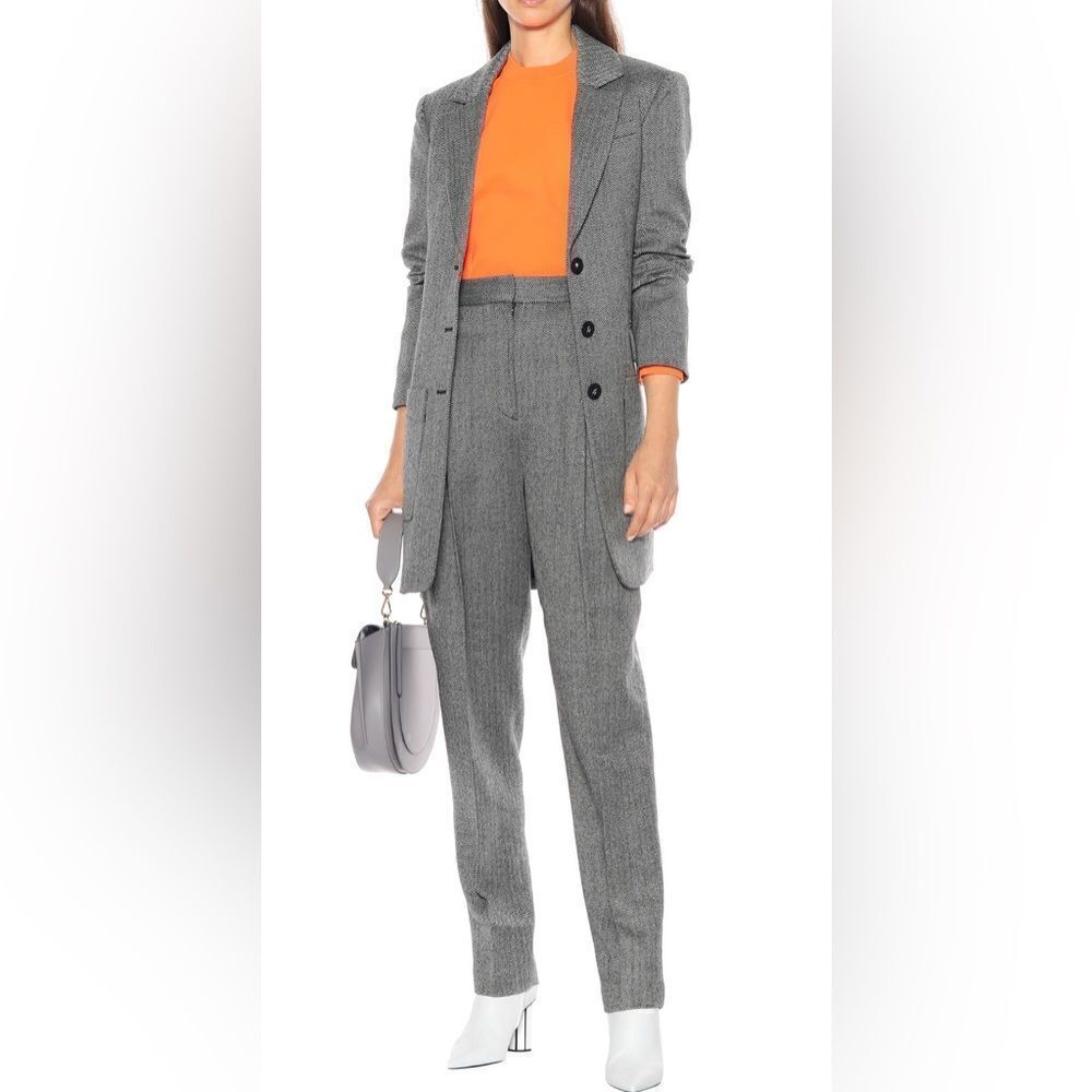 Tibi Herringbone Wool pants NEW with tags Size 0